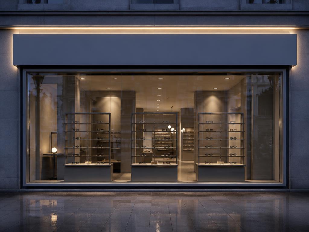 Écran LED transparent — avant pose
